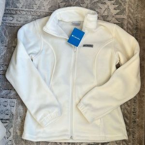 Women’s white Columbia brand jacket
